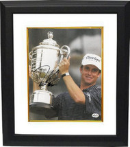 David Toms signed 8x10 Photo Custom Framed 2001 PGA Championship w/ Trop... - $103.00