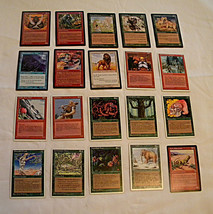 Lot 20 Magic The Gathering Cards - &#39;Summons&#39; Cards Argothian Pixies Hill Giant - £6.40 GBP