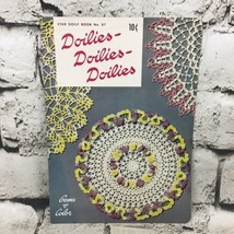 Doilies Doilies Doilies Star Doly Pattern Book No 87 American Thread Co VTG 1951 - $15.84