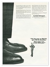 Print Ad Carlisle DeCoppet Broker Little Guy &amp; Shoes Vintage 1973 Advert... - $184.68 MXN