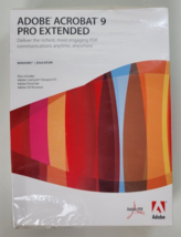 NIB Adobe Acrobat 9 Pro Extended Windows Education - £137.29 GBP