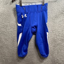Boys Under Armour Padded Football Pants Youth Medium Blue - $15.75