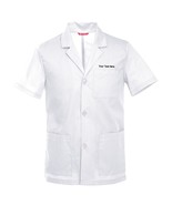 Men&#39;s Custom Personalized 31 Inch Consultation Short Sleeve Lab Coat - £21.07 GBP