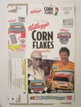 Kellogg&#39;s Cereal Box 18 oz CORN FLAKES 1998 RED BYRON Terry Labonte 50th - $5.58