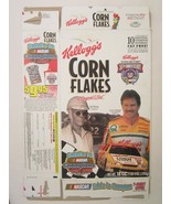 Kellogg&#39;s Cereal Box 18 oz CORN FLAKES 1998 RED BYRON Terry Labonte 50th - £4.38 GBP