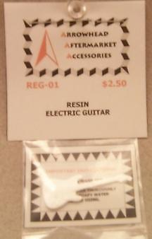 Scale Detail Accessories / Resin Electric Guitar - $2.50