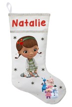 Doc McStuffins Christmas Stocking - Personalized and Hand Made Doc McStuffins Ch - $33.00
