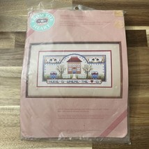 Vtg From The Heart Home Is Where The Heart Is Needlepoint 52001 Dimensions 1986 - £14.94 GBP