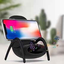 Portable Mini Chair Wireless Charger With Speaker - £28.75 GBP