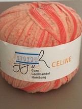 Ggh Celine - Super Bulky NYLON/COTTON Ribbon Yarn - Clr 9 Pink - £5.27 GBP