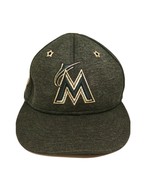 2017 New Era 59fifty MLB Miami Marlins Fitted Baseball Dark Gray Cap 6 3... - £25.09 GBP