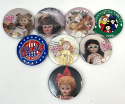 Vintage Vogue Ginny Doll Pinback Button Lot Collectible Memorabilia Lot - £21.94 GBP