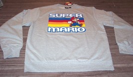 Nintendo SUPER MARIO BROS. Crew Sweatshirt MENS LARGE NEW w/ TAG - £31.16 GBP