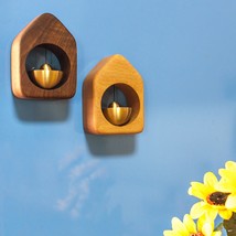 Little house wind chimes, solid wood pure copper magnetic doorbell, refrigerator - £55.55 GBP