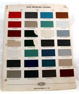 1962 GMC Ford Chrysler AMC Studebaker-Packard Interior Color Chips 637 - $172.60 MXN