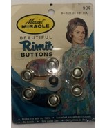 Vintage 1960s Maxant Rimit Buttons Covered Buttons 5/8 &amp; 7/8 NOS - $12.86