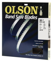 Band Saw Blade 56.1&quot; L X 0.3&quot; W 14-TPI Hook Teeth Carbon Steel, Olson WB... - $11.87