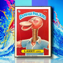 1986 Topps Garbage Pail Kids #157a Larry Lips - £1.94 GBP