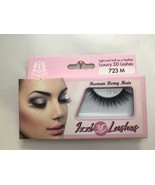 IZZI 3D LASHES LIGHT &amp; SOFT AS A FEATHER LUXURY 3D LASHES #723 M HUMAN R... - £2.05 GBP