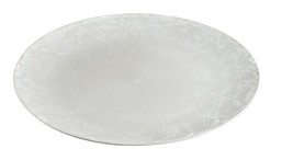 New Decorative Plate, Grey/White, Polyresin / Resin, Handmade, Germnay - £4.26 GBP