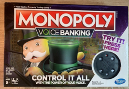 Monopoly Voice Banking Electronic Family Fun Board Game Hasbro Complete - $24.74