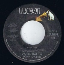 Daryl Hall John Oates Maneater 45 rpm Delayed Reaction - £3.96 GBP