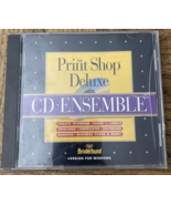 The Print Shop Deluxe PC Software Version 3.1 Windows-rare-SHIPS N 24 HOURS - $1,101.00 MXN