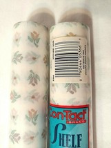SEALED CONTACT Floral Drawer Liner 20 Ft STITCHERY ROSE Shelf Paper 12&quot; ... - $24.70
