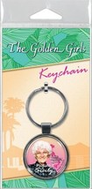 The Golden Girls Sophia Picture It Sicily Photo Round Metal Key Chain NE... - $4.99