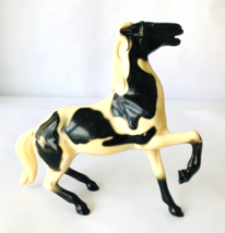 Hartland Horse Vintage Semi-Rearing Glossy Black &amp; White Pinto 9&quot; b  - £30.55 GBP