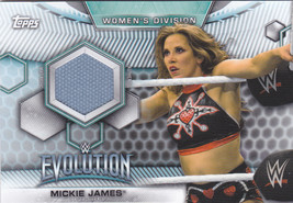 Mickie James #MR-MJ - WWE 2019 Topps Relic Blue Wrestling Trading Card - £23.97 GBP