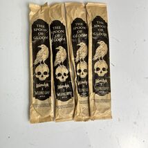 4 Wendy’s x Wednesday The Spoon Of Gloom 4 Sealed Packages - Purple Spoons - $13.79 CAD