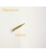 10x Copper + gold plated 10X3mm Current Pogo Pin Spring Test Probe Conta... - €8,47 EUR