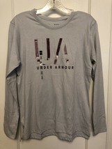 Women&#39;s Under Armour long sleeve pullove shirt graphc print XS BNWTS - $19.99