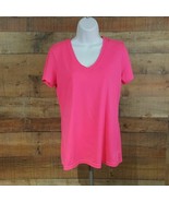 Reebok Play Dry Activewear Top Women&#39;s Size M Pink Tv13 - $10.74 CAD