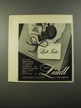 1954 Lindt Chocolate Ad - The one fine genuine imported Swiss Chocolate - £14.27 GBP