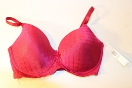 Honeydew Intimates Lace Push Up Underwire Bra Size 36D Pink Style #R446080 - £11.14 GBP