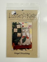 Angel Stocking Lizzie Kate cross stitch chart Christmas Ornaments &amp; Stoc... - $5.93