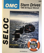 Seloc #3404 OMC Stern Drives 1986-1998 Repair Manual/Wiring Diagram-NEW-... - £73.85 GBP