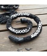 Heavy Duty 5-Digit Keyless Bike Lock Chain 3.2ft/3.6ft/4ft Anti-Theft Al... - $526.10 MXN