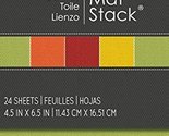 Pessoa Canvas Mat Stack 24 Sheets, Multi-Colour - £6.91 GBP