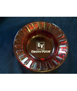VINTAGE ELECTRO-VOICE EV COASTER ash tray nut dish RUBY red glass orname... - $225.61 MXN