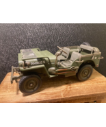 1:32 Replica Scale Willy’s Jeep Army Green Gate Militaria Collectible - $9.50