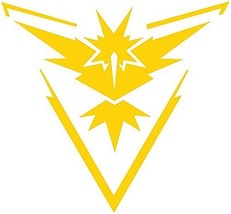 Pokemon Go Team Yellow (Instinct) Decal Stickers for Car/Truck/Laptop (4.5&quot; x 4. - £3.97 GBP