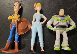 Mattel Toy Story Figure lot Woody,  Buzz Light Year and Bo peep - £11.86 GBP