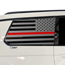 Fits Jeep Grand Cherokee L 21-23 Window American Flag Decal Sticker Red ... - £23.59 GBP+