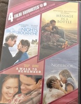 4 Film Favorites: -Message in a Bottle,Notebook, Walk to Remember-+1 - N... - $4.95