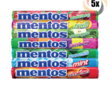5x Rolls Mentos Variety Flavor Chewy Mints | 14 Mints Per Roll | 1.32oz | - £10.61 GBP