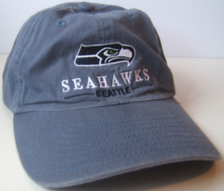 Seattle Seahwaks NFL Football Hat Blue Strapback Baseball Cap - £11.18 GBP