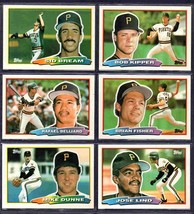 1988 Topps Big Baseball Pittsburgh Pirates Team Lot 6 diff Sid Bream Mike Dunne - £1.59 GBP